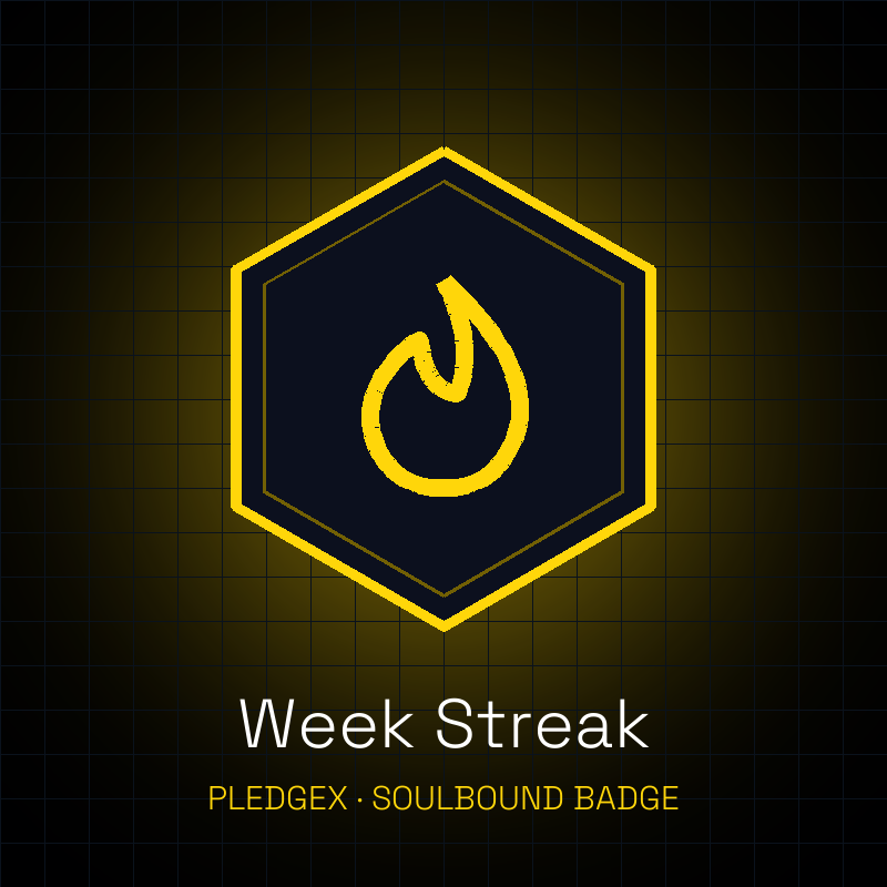 Week Streak badge