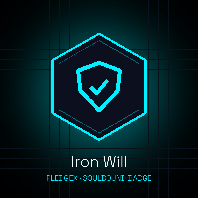Iron Will badge