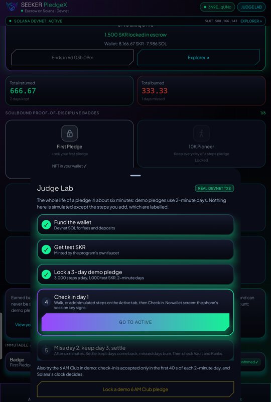Judge Lab guided demo